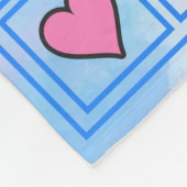 Gepersonaliseerd voor mijn beste vriend Hartelijk  Fleece Deken (Hoek)