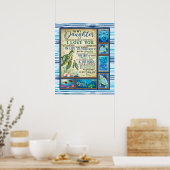 Gepersonaliseerd voor mijn dochter liefde van mama poster (Keuken)
