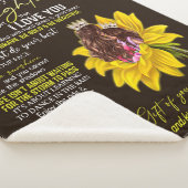 Gepersonaliseerd voor mijn dochter-liefde van mama sherpa deken (3/4)