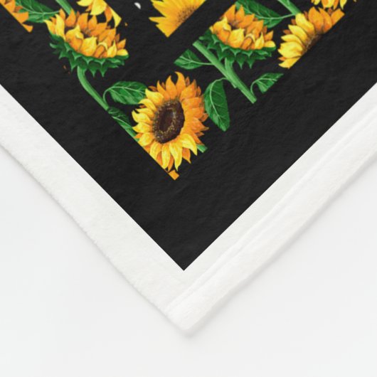 Gepersonaliseerd voor mijn geweldige dochter Sunfl Fleece Deken (Hoek)