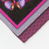 Gepersonaliseerd voor mijn kleindochter Butterfly  Fleece Deken (Hoek)