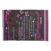 Gepersonaliseerd voor mijn kleindochter Butterfly  Kussensloop (Voorkant)