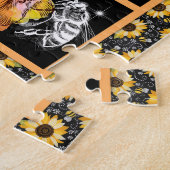 Gepersonaliseerd voor mijn mama-liefde voor bijen  legpuzzel (Zijkant)