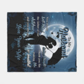 Gepersonaliseerd voor mijn man | Husband Birthday Fleece Deken (Voorkant (Horizontaal))