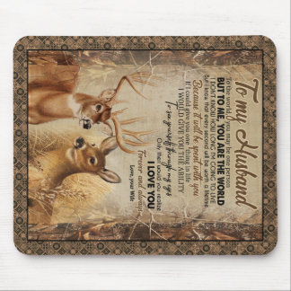 Gepersonaliseerd voor mijn man van vrouw Poster Muismat