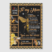 Gepersonaliseerd voor mijn moeder liefde van docht (Voorkant)