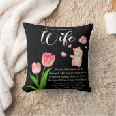 Gepersonaliseerd voor mijn prachtige vrouw, ik hou kussen (Deken)