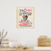 Gepersonaliseerd voor mijn stropdas, vrienden cade poster (Keuken)