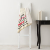 Gepersonaliseerd voor mijn stropdas, vrienden cade sherpa deken (In situ)