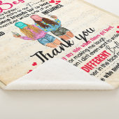 Gepersonaliseerd voor mijn stropdas, vrienden cade sherpa deken (3/4)