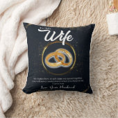 Gepersonaliseerd voor mijn vrouw | Valentijnscadea Kussen (Deken)
