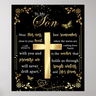 Gepersonaliseerd voor mijn zoon deken poster