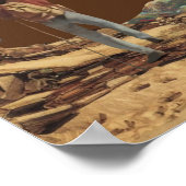 Gepersonaliseerd voor mijn zoon tijger, liefdesbri poster (Hoek)