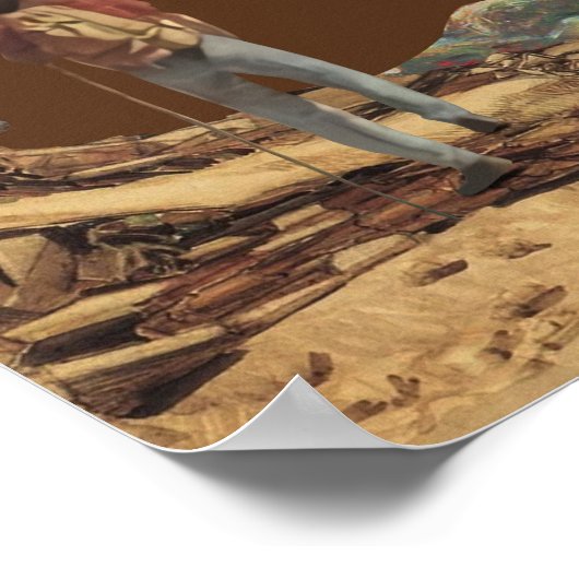 Gepersonaliseerd voor mijn zoon tijger, liefdesbri poster (Hoek)