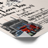 Gepersonaliseerd voor mijn zoon Trucker Poster van (Hoek)