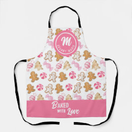 Gepersonaliseerd voor Oma Gingerbread & Sugarplum Schort