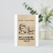 Gepersonaliseerd voor pap Captain van zijn leven B Briefkaart (Staand voorkant)