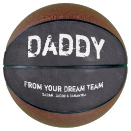 Gepersonaliseerd voor papa, van team mini basketbal