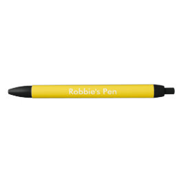 Gepersonaliseerd voor schoolbus Yellow Zwarte Inkt Pen