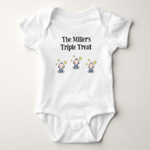 Gepersonaliseerd voor triplet jongens, cadeau idee