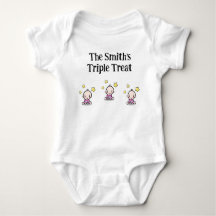 Gepersonaliseerd voor triplet meisjes, cadeau idee