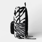 Gepersonaliseerd voor zebra bedrukte rugzak (Rechts)