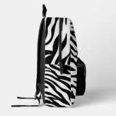 Gepersonaliseerd voor zebra bedrukte rugzak (Links)