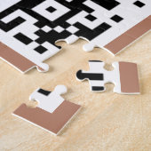 Gepersonaliseerd voorbeeld van uw QR-codepuzzel Legpuzzel (Zijkant)