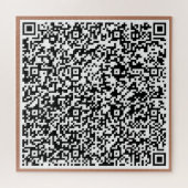 Gepersonaliseerd voorbeeld van uw QR-codepuzzel Legpuzzel (Horizontaal)