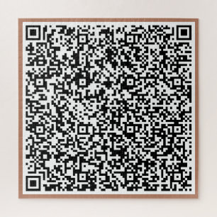 Gepersonaliseerd voorbeeld van uw QR-codepuzzel Legpuzzel