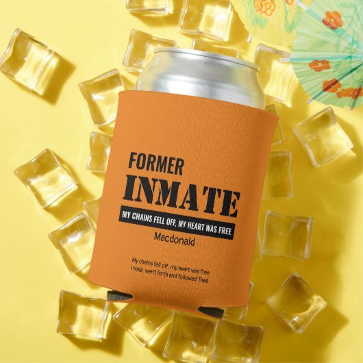 Gepersonaliseerd voormalig INMATE Christelijk Blikjeskoeler (Insitu Zomer)