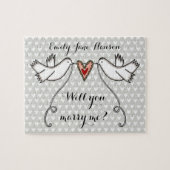 Gepersonaliseerd voorstel zal je me puzzelen legpuzzel (Horizontaal)