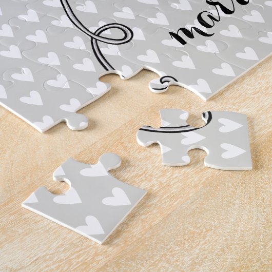 Gepersonaliseerd voorstel zal je me puzzelen legpuzzel (Zijkant)