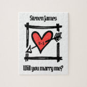 Gepersonaliseerd voorstel zal je me puzzelen legpuzzel (Verticaal)