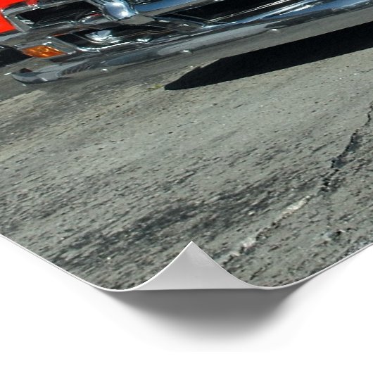 Gepersonaliseerd vrachtwagen poster (Hoek)