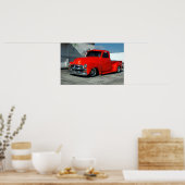 Gepersonaliseerd vrachtwagen poster (Keuken)