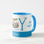 Gepersonaliseerd | VREUGDE VOOR DE VLAGGEN VAN DE Mok (Voorkant rechts)