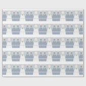 Gepersonaliseerd Vrijgezellenfeest inpakpapier (Vlak)