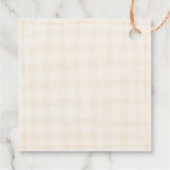 Gepersonaliseerd Vrijgezellenfeest Rustic Autumn B Bedankjes Labels (Achterkant)