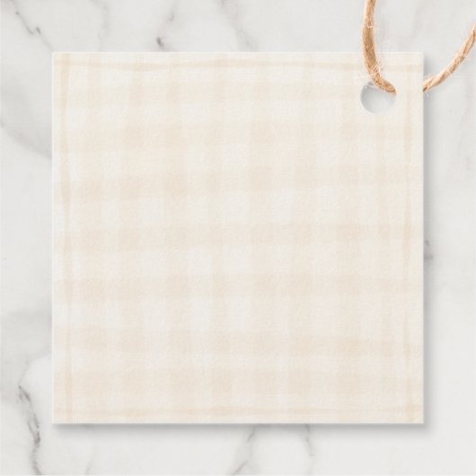 Gepersonaliseerd Vrijgezellenfeest Rustic Autumn B Bedankjes Labels (Achterkant)