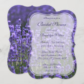 Gepersonaliseerd Vrijgezellenfeest van de Lavender Kaart (Voorkant / Achterkant)