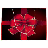 Gepersonaliseerd Vrolijk de giftontwerp van het Large Cadeautasje (Achterkant)