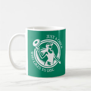 Gepersonaliseerd vrouw Disc Golf Koffiemok