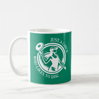 Gepersonaliseerd vrouw Disc Golf Koffiemok
