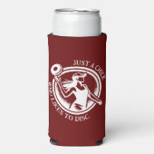 Gepersonaliseerd vrouw Disc Golf Seltzer Blikjeskoeler (Seltzer Voorkant)