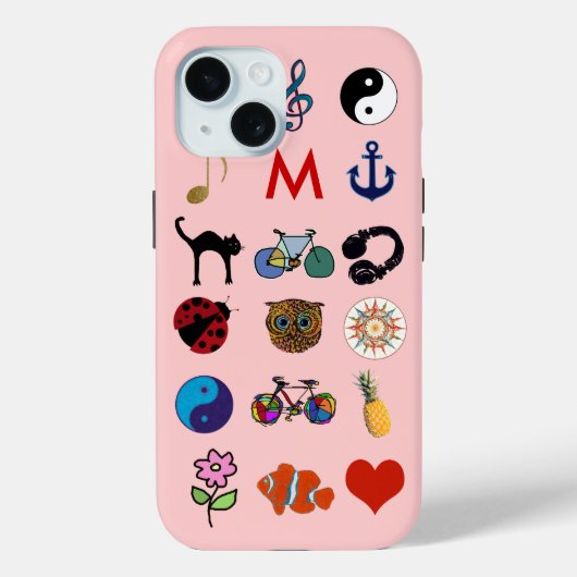 gepersonaliseerd vrouwelijk schattig patroon_girly Case-Mate iPhone case (Achterkant)