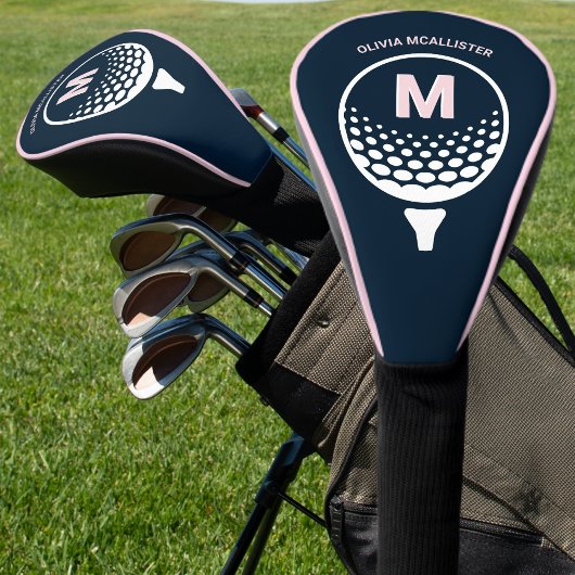 Gepersonaliseerd Vrouwen Monogram Golfheadcover