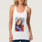 Gepersonaliseerd vrouwen van topkwaliteit, slank tanktop (Voorkant)