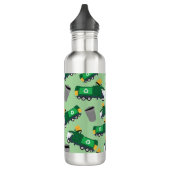 Gepersonaliseerd vuilniswagen waterfles  (Links)