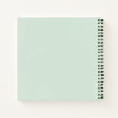 Gepersonaliseerd vun-koken pictogrammen Notitieboe Notitieboek (Achterkant)